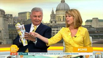 Eamonn Holmes and Kate Garraway in Good Morning Britain (2014)