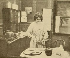 Lois Meredith in The Girl Who Can Cook (1917)