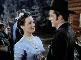 Dana Andrews and Patricia Roc in Canyon Passage (1946)