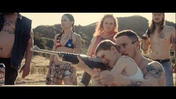 Still from Skin by Guy Nattiv with Danielle Macdonald, Jonathan Tucker, Jackson Robert Scott, Michael Villar and Jared D
