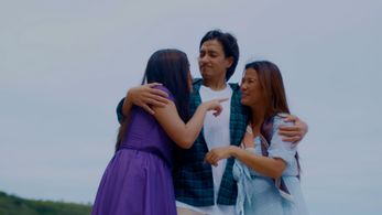 Wendell Ramos, Andrea Del Rosario, and Kyle Ocampo in Love You Stranger (2022)