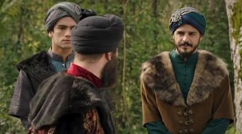 Mehmet Günsür, Halit Ergenç, and Gürbey Ileri in The Magnificent Century (2011)