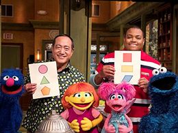 Christopher Knowings and Alan Muraoka in Sesame Street (1969)