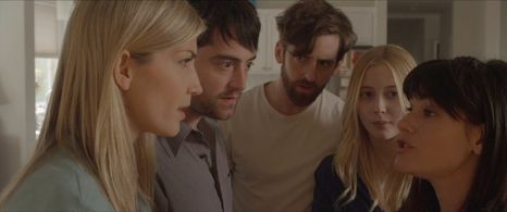 Still of (left to right) Christina Gooding, Graham Skipper, Tyler Dawson, Vanessa Dubasso & Jillian Leigh in 