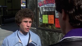 John Travolta and Barry Miller in Saturday Night Fever (1977)