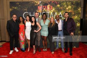 PACIFIC PALISADES, CALIFORNIA - NOVEMBER 08: (L-R) German Michael Torres, Nicolette Templier, Deja Monique Cruz, Aimee G