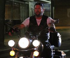 Biker Dude - Production still from Strangers % Aliens