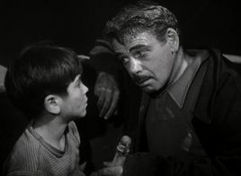 Vittorio Manunta and Paul Muni in Stranger on the Prowl (1952)