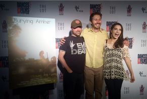 Vincent Cardinale with wife, Alix Angelis, and filmmaker Thomas Marchese