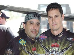 Thomas Mariano on the set of the reality show 