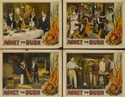 George Chesebro, Jules Cowles, Dorothy Devore, Arnold Melvin, and Nina Romano in Money to Burn (1926)