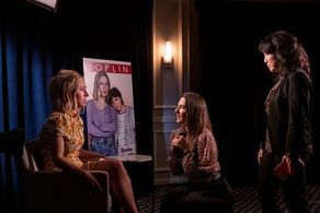 Sarah Goldberg, Eliza Shin, and D'Arcy Carden in Barry: ben mendelsohn (2022)