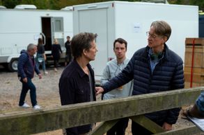 Kevin Bacon, David Koepp, and Eli Powers in You Should Have Left (2020)