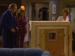 Andrea Elson, Anne Schedeen, and Max Wright in ALF (1986)