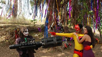 Siddarth Jadhav and Megha in Superstar (2011)