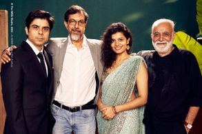 Rajat Kapoor, M.K. Raina, Palomi Ghosh, and Chandrachoor Rai at an event for Everybody Loves Sohrab Handa (2023)