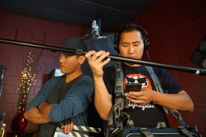 Aaron Aoki and Y.J. Gold in Deadly Burger (2016)