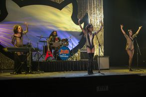 Ashleigh Murray, Asha Ashanti, Camila Mendes, and Hayley Law in Riverdale (2017)