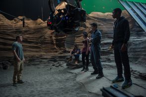 Becky G, Ludi Lin, Dacre Montgomery, Naomi Scott, and RJ Cyler in Power Rangers (2017)