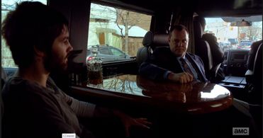 Michael Gladis and Jim Sturgess in Feed the Beast (2016)