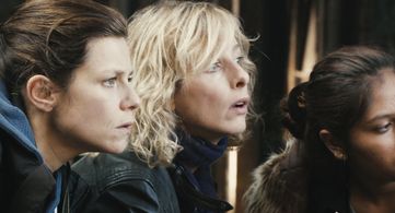 Marina Foïs and Karin Viard in Polisse (2011)