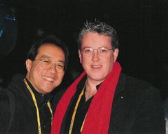 With cellist, Yo Yo Ma. 2002 Salt Lake City Olympics