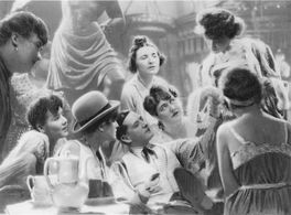 Rudolf Forster, Valeska Gert, Lotte Lenya, Carola Neher, Albert Préjean, Reinhold Schünzel, and Sylvia Torf in The Three