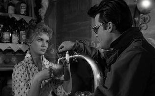 Zbigniew Cybulski and Ewa Krzyzewska in Ashes and Diamonds (1958)