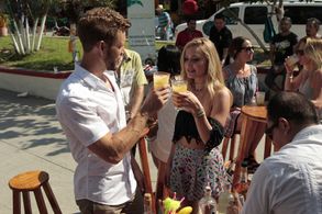 Nick Viall and Leah Block in Bachelor in Paradise (2014)