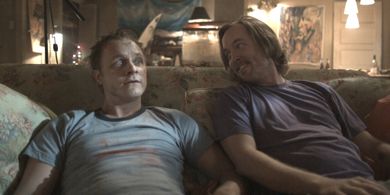 Chris Wylde and David Anders in The Revenant (2009)