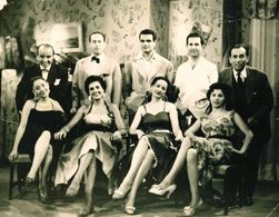 Eleni Hatziargyri, Stefanos Stratigos, Thanasis Vengos, and Artemis Matsas in Condemned Even by Her Own Child (1955)