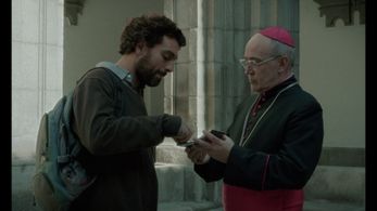 Juan Calot and Álvaro Ogalla in The Apostate (2015)