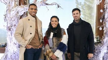 Danny Escalante, Markelle Smith, and Amanda Grace Jenkins in 12 Dates of Christmas (2020)