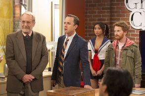 Giovanni Ribisi, Seth Green, Martin Mull, and Brenda Song in Dads (2013)