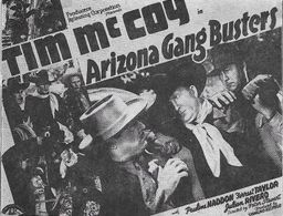 Tim McCoy, Arno Frey, Lou Fulton, Carl Mathews, and Julian Rivero in Arizona Gang Busters (1940)