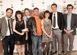 Andrew Bush, Evany Rosen, Scott Vrooman, Brian MacQuarrie, Cheryl Hann, Kyle Dooley & Mark Little on the 12th Annual Can