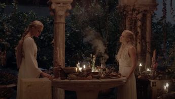 Emree Franklin as Morgian in The Pendragon Cycle