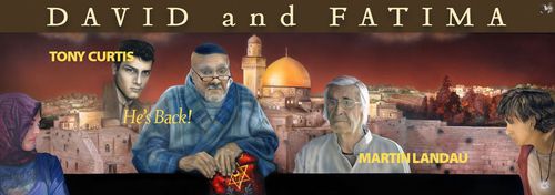 Tony Curtis, Martin Landau, Cameron Van Hoy, and Danielle Duval in David & Fatima (2008)