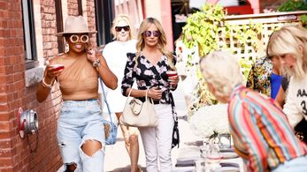 Eva Marcille, Taylor Armstrong, and Brandi Glanville in The Real Housewives: Ultimate Girls Trip (2021)