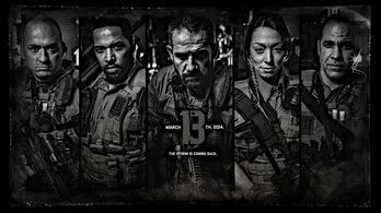 BLACK - Black Team One TV Series Agent Alexa Charone