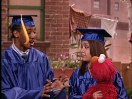 Desiree Casado and Olamide Faison in Sesame Street (1969)