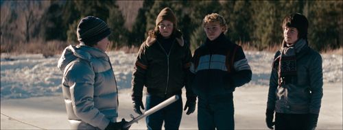 Jimmy 'Jax' Pinchak, Dylan Minnette, Kodi Smit-McPhee, and Nicolai Dorian in Let Me In (2010)