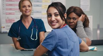Ellen Hollman, Francia Raisa, and Da'Vine Joy Randolph in The Secrets of Emily Blair (2016)
