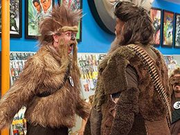 Walter Flanagan and Bryan Johnson in Comic Book Men (2012)