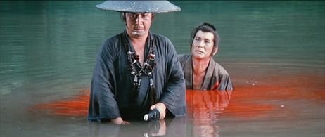 Tomisaburô Wakayama in Lone Wolf and Cub: Baby Cart in the Land of Demons (1973)
