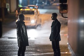 Karl Yune and Stephen Amell in Arrow (2012)