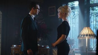 Cory Michael Smith and Chelsea Spack in Gotham (2014)