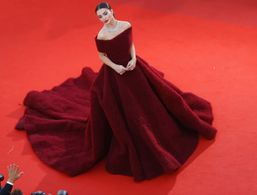 Amy Jackson at an event for The Story of My Wife (2021)