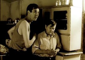 Georgiy Burkov and Aleksandr Lebedev in Proshchay, shpana zamoskvoretskaya (1987)