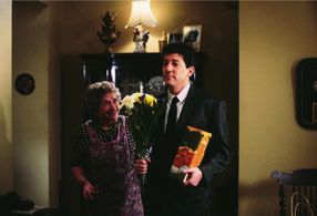 Reizl Bozyk and Peter Riegert in Crossing Delancey (1988)